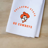 Tea Towel Oklahoma State with Pistol Pete