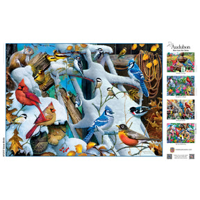 Puzzle Audobon - Snow Birds 1000 Piece