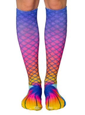 Living Royal - Socks Orange Mermaid Knee High