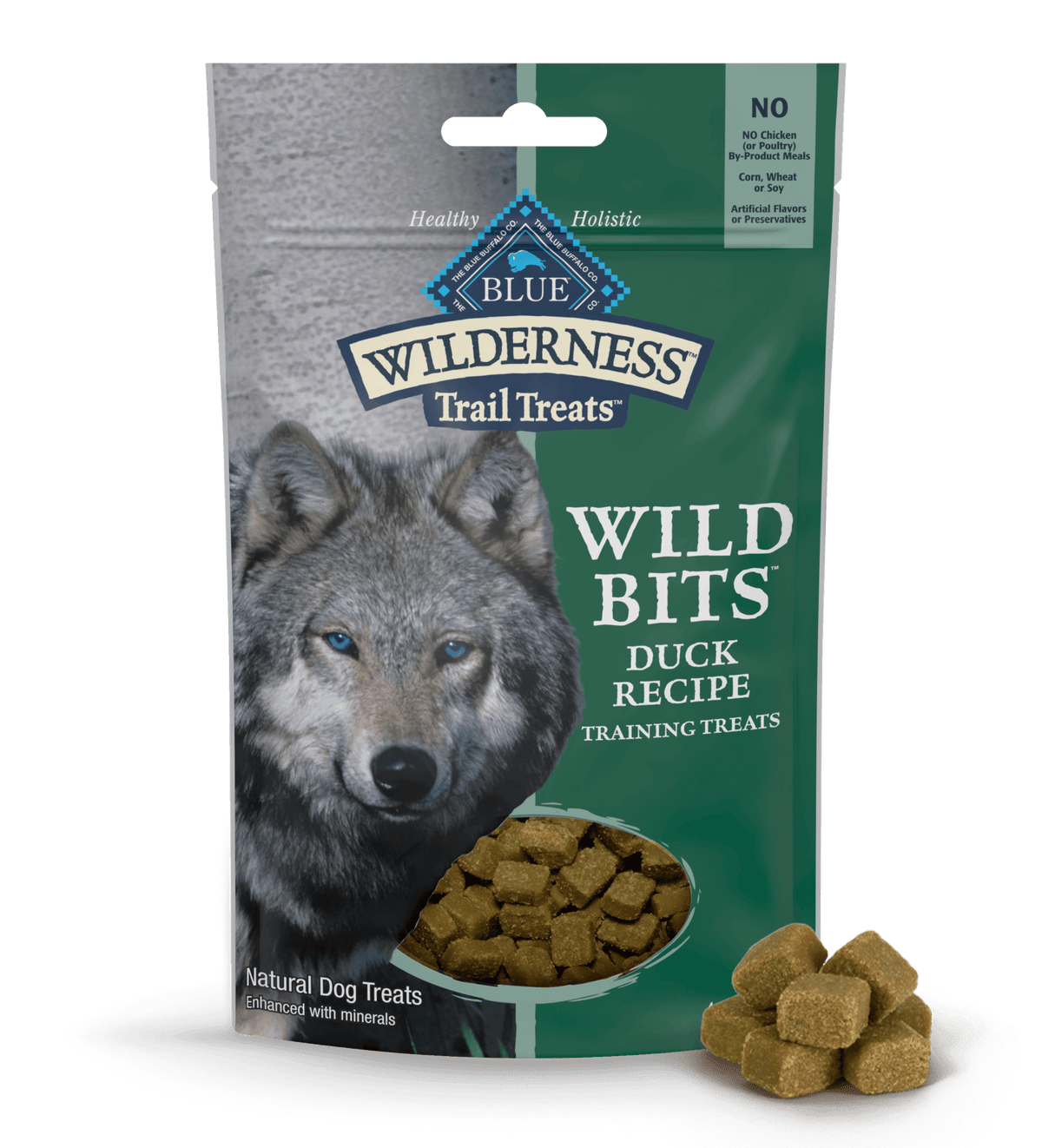 Blue Buffalo - Wilderness Trail Treats Duck Recipe Wild Bits Dog Treats