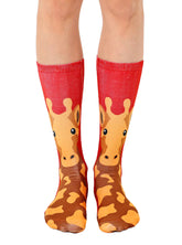 Living Royal - Socks Red Giraffe Crew