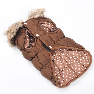 Dogo Pet - Jacket Ruched Bubble Brown