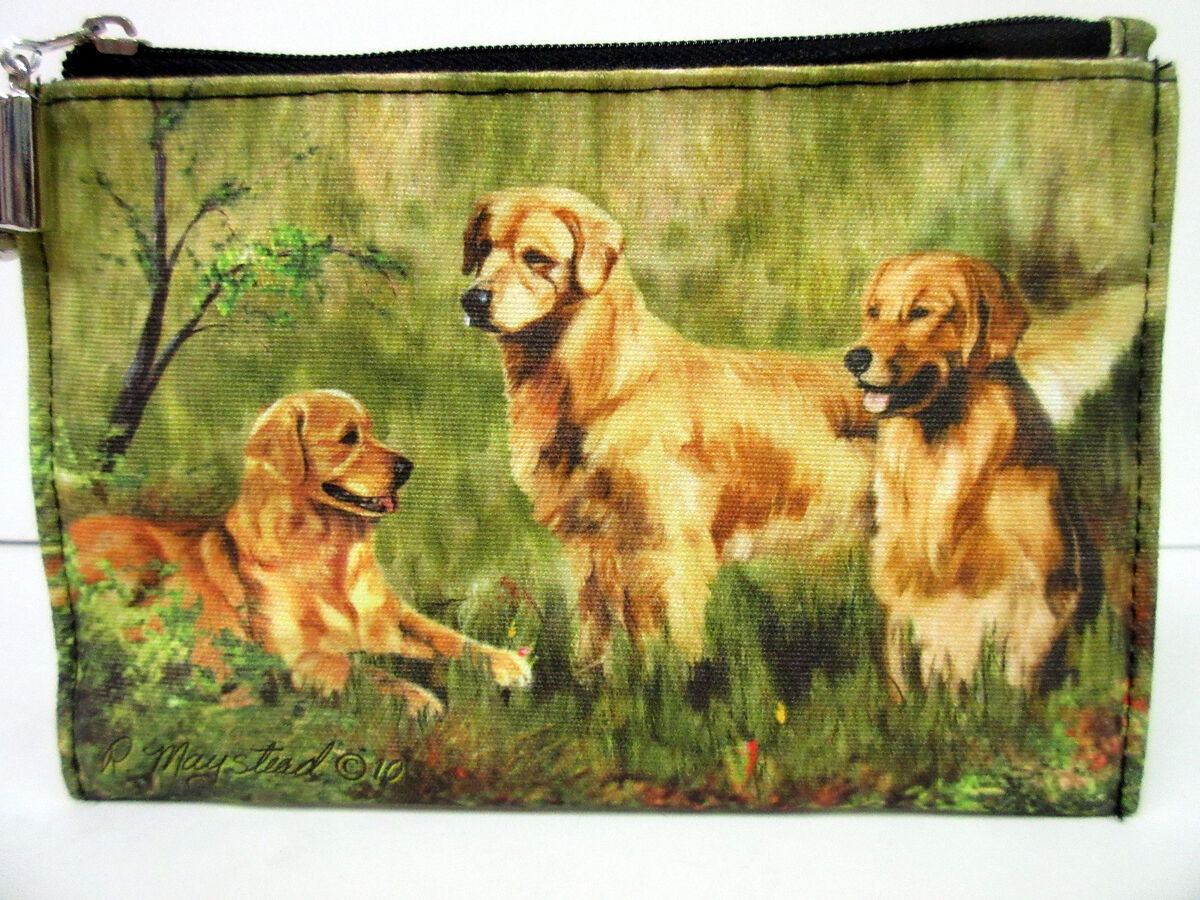 Dog Zippered Pouch/Purse by Ruth Maystead