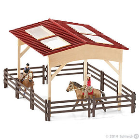 Schleich - Horse Stable w/ Accessories