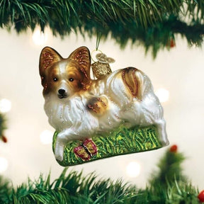 Old World Christmas - Playful Papillon Ornament