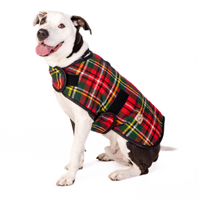 Dog Blanket Coat Scotty Plaid