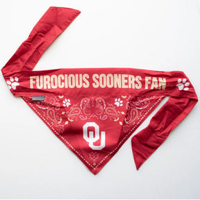 Oklahoma Sooners Reversible Bandana for Dogs & Cats