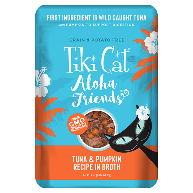 Tiki Cat Aloha Friends Tuna & Pumpkin