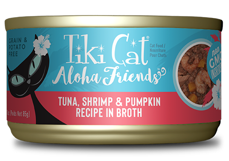 Tiki Cat Aloha Friends Tuna, Shrimp & Pumpkin