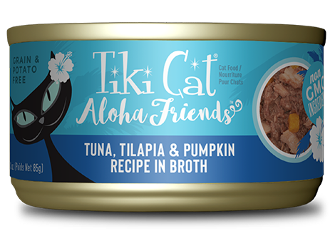 Tiki Cat Aloha Friends Tuna, Tilapia & Pumpkin