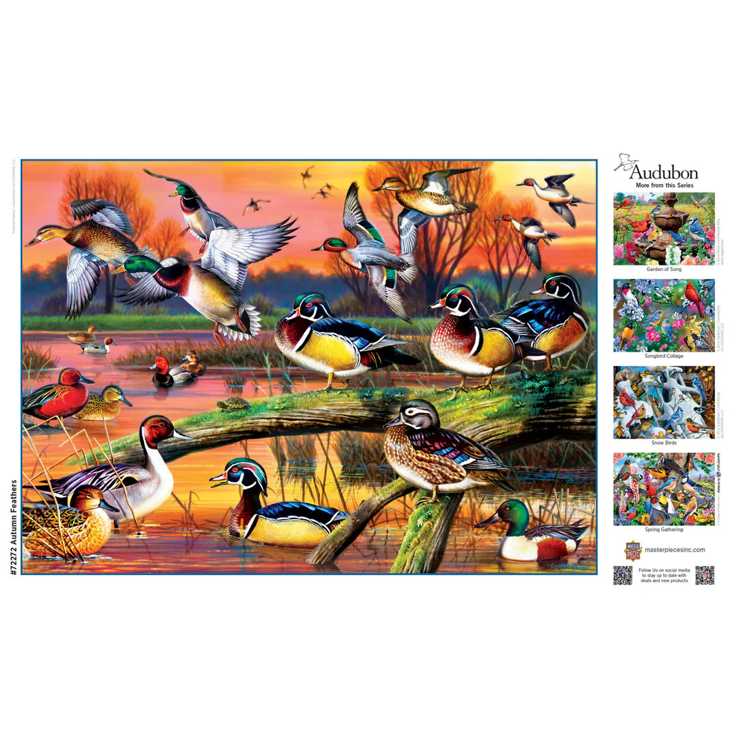 Autumn Feathers by Audubon - 1000 Piece Jigsaw Puzzle