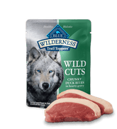 Blue Buffalo - Wilderness Wild Cuts Trail Toppers Chunky Duck Bites in Hearty Gravy