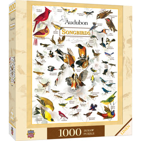 Songbirds by Audubon - 1000 Piece Jigsaw Puzzle