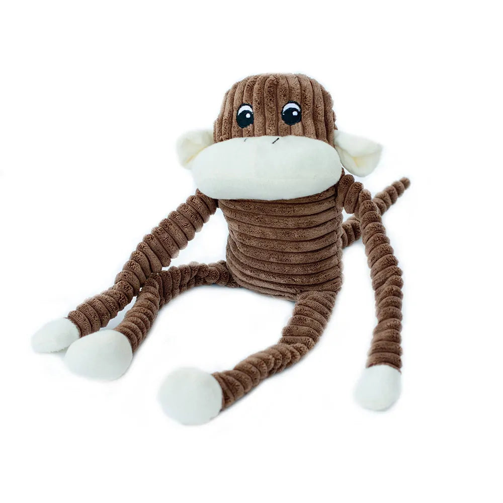 ZippyPaws - Spencer the Crinkle Monkey (Brown)