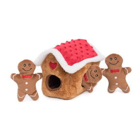 ZippyPaws - Holiday Zippy Burrow Gingerbread House