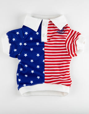 Barker's Bowtique -Americana Polo Shirt