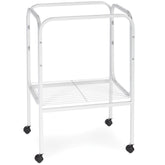 Stand For Bird Cages With Storage Shelf On Casters 19"L x19"W x27"H