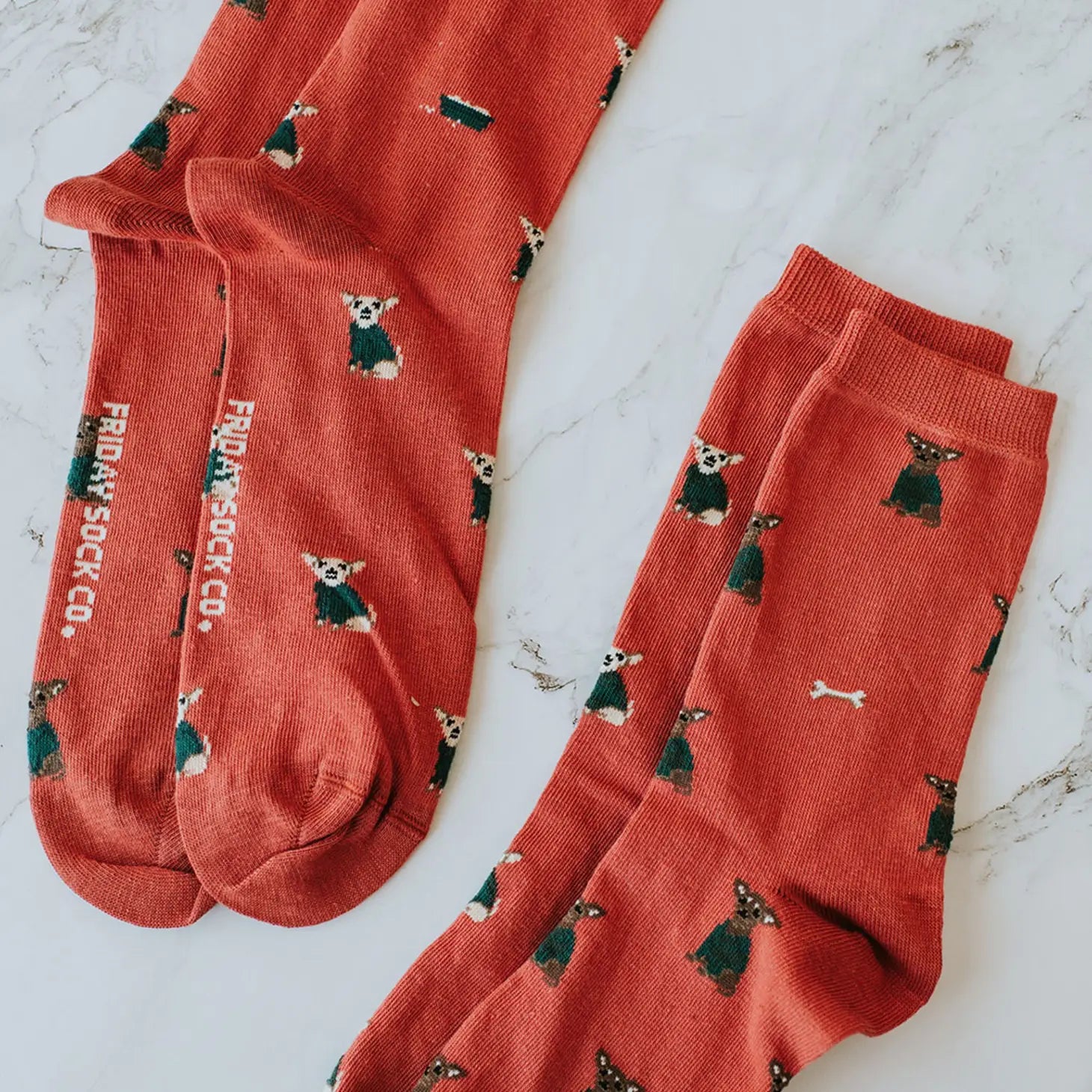 Friday Sock Co. - Men's Little Dogs in Sweaters