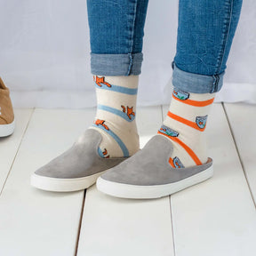 Friday Sock Co. - Women's Socks Cat & Fishbowl