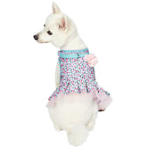 Light Blue | Made Well Floral Print Dog Dress Harness