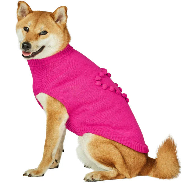 Pink | Heart Designer Dog Sweater