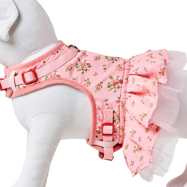 Rose Baby Pink | Made Well Floral Dog Dress Harness