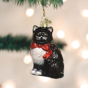 Old World Christmas - Tuxedo Kitty Ornament