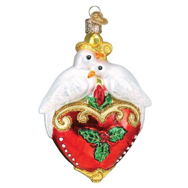 Old World Christmas - Two Turtle Doves Ornament