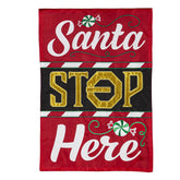 Flag Santa Stop Here