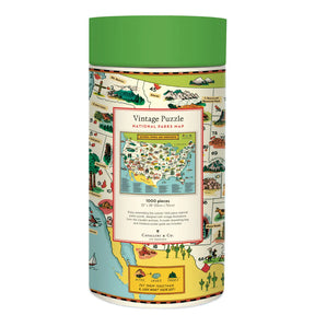 Cavallini & Co. - Puzzle National Parks Map