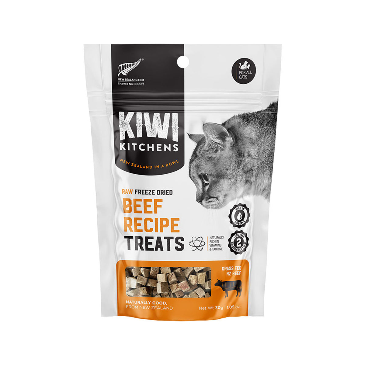 Cat Beef Recipe Treats W/Organ Meat Grass Fed Raw Freeze Dried