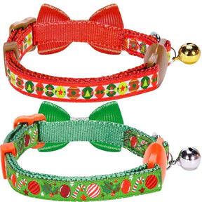 Christmas Holiday Fun Cat Collar