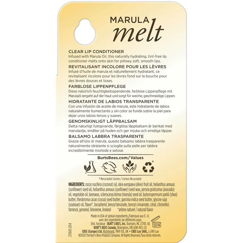 Burt's Bees -  Lip Conditioner Marula Melt