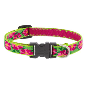 Lupine Pet - Collar Nylon Adjustable Petunias