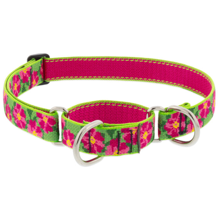 Lupine Pet - Choke Collar Nylon Adj Petunias