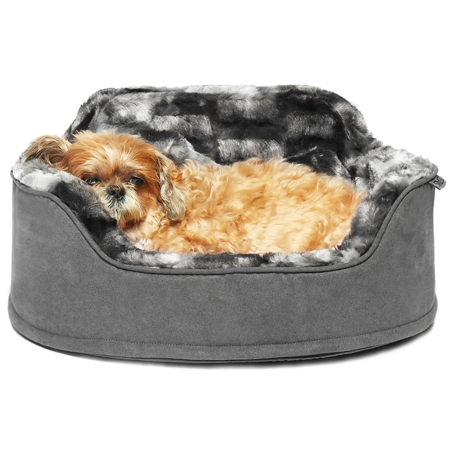 Precious Tails - Princess Pet Bed with Bone Pillow