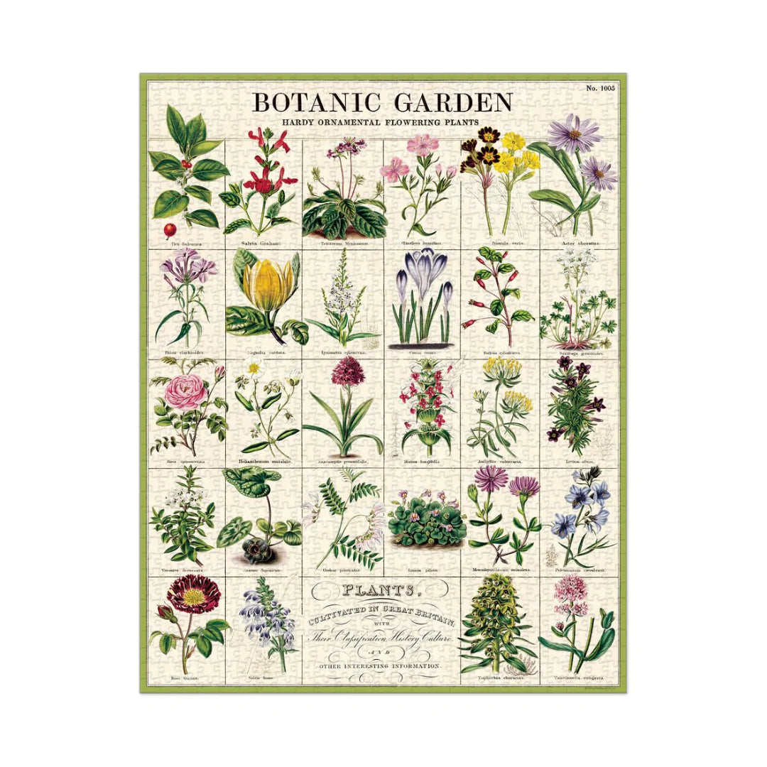 Cavallini & Co. - Puzzle Botanical Garden