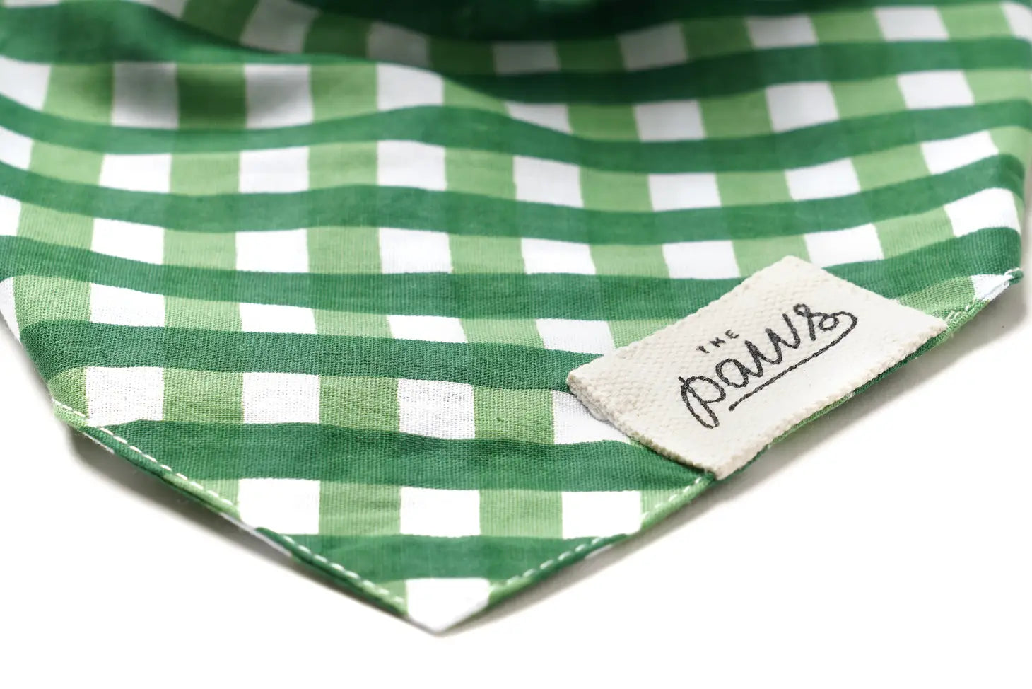 The Paws - Bandana Green Check