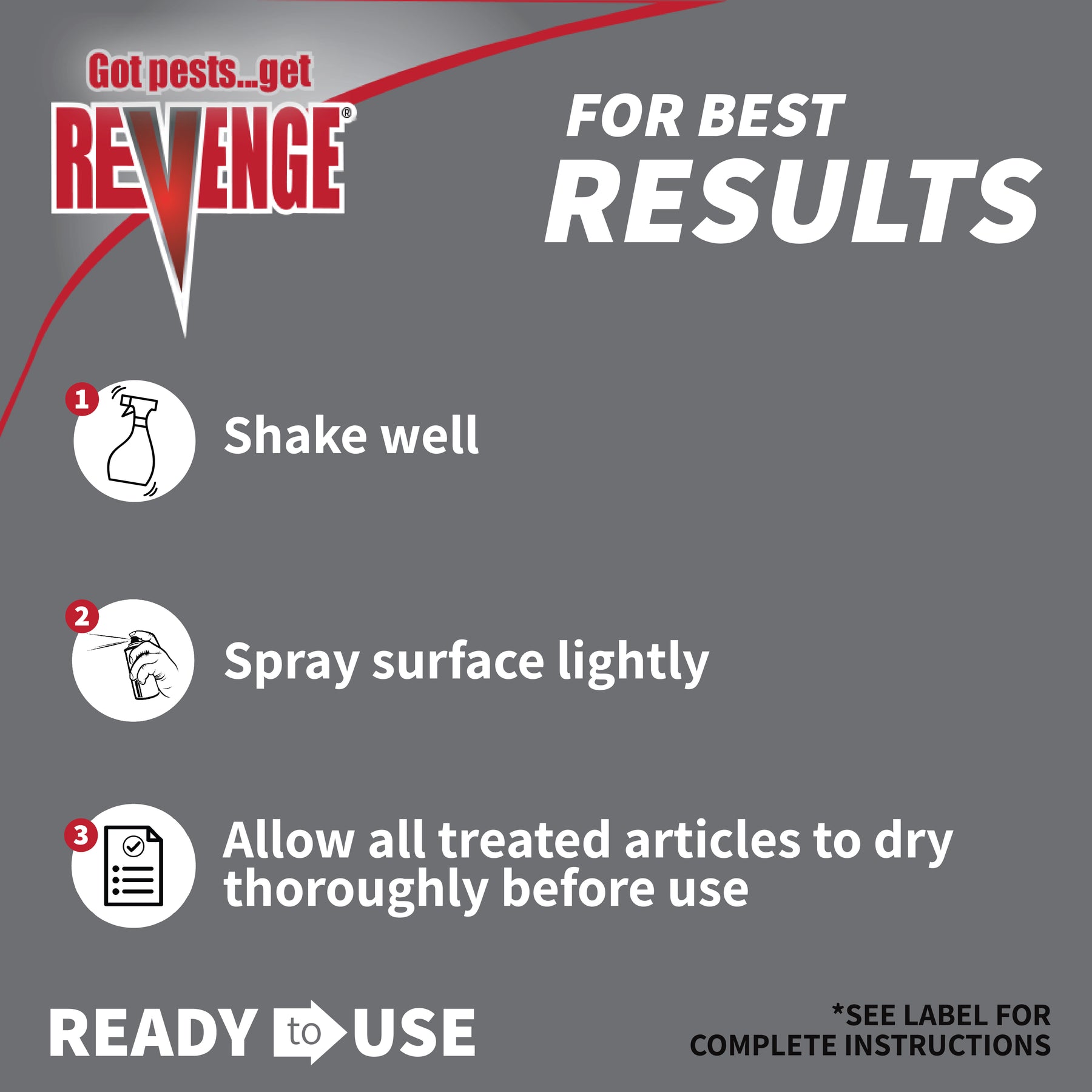 Bonide - Revenge Bed Bug Killer Ready to Use Kills on Contact