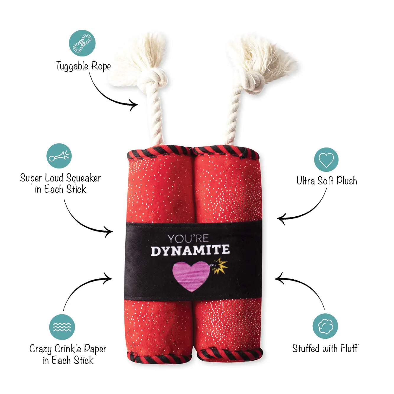 Petshop by Fringe Studio - Dog Toy Your Dynamite