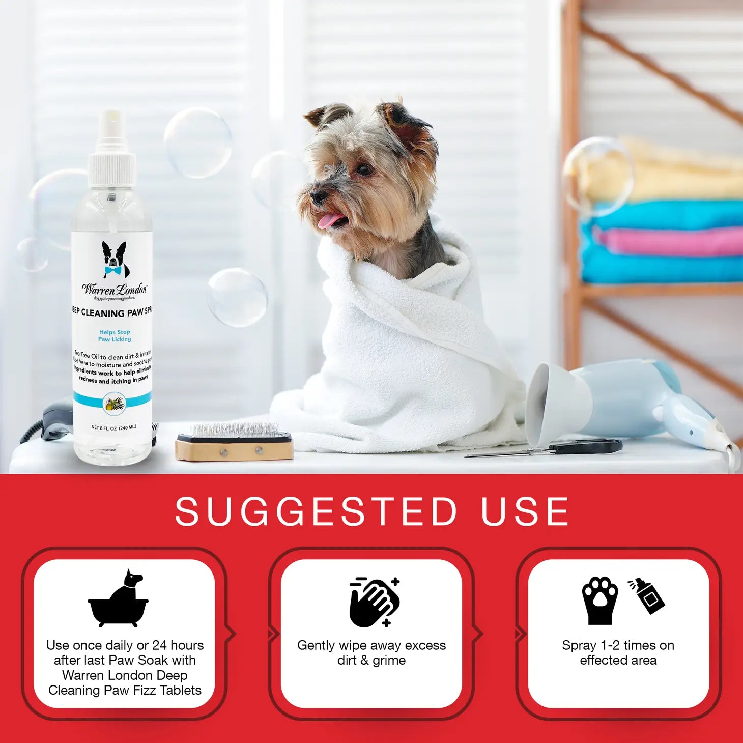 Warren London - Deep Cleaning Paw Spray