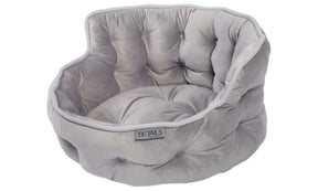 Precious Tails - Cuddler Round Tufted Velvet Pet Bed