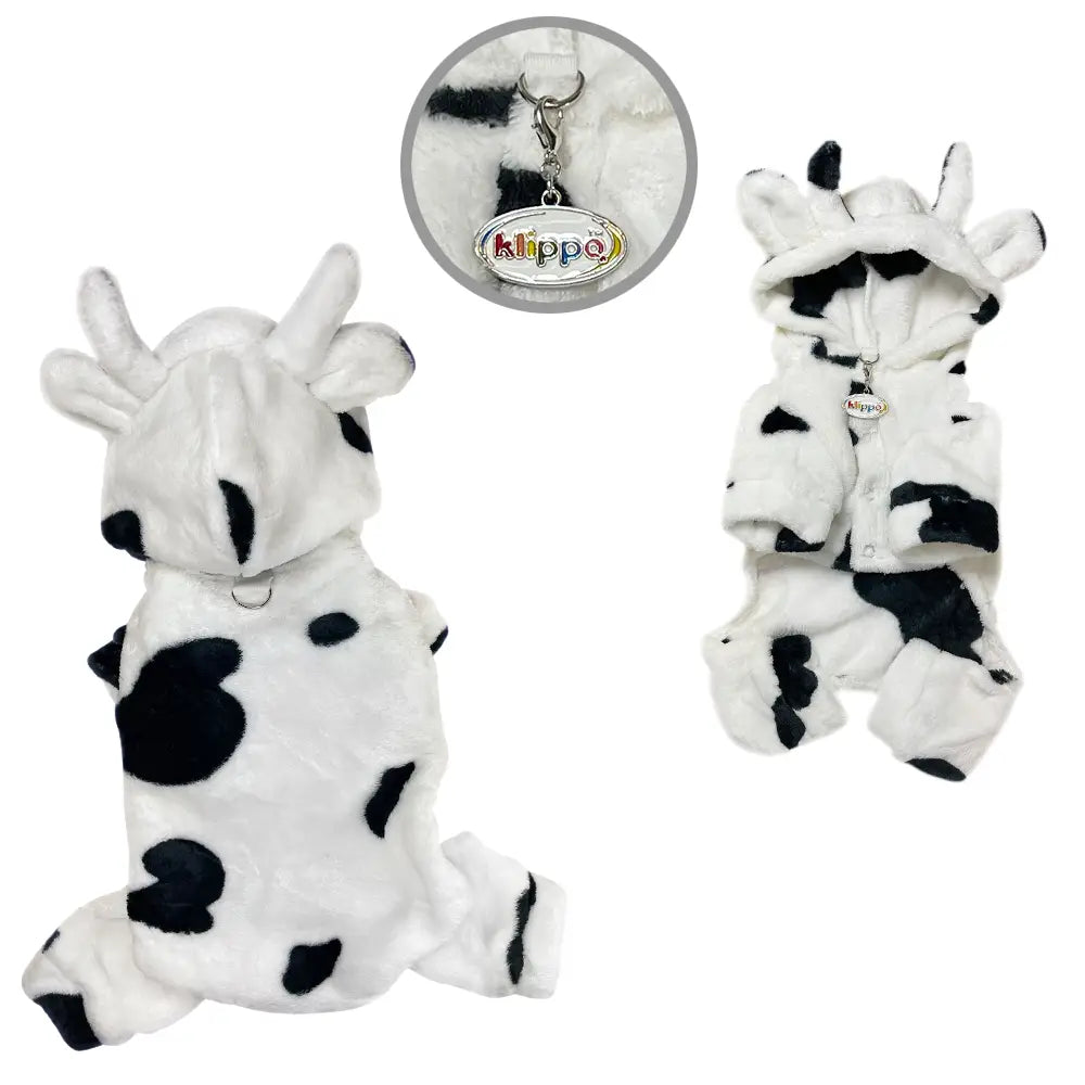 Klippo Ultra Plush Moo Cow Hooded Pajamas