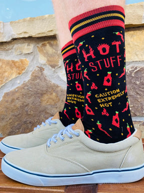 Groovy Luck Sock - Hot Stuff Caution