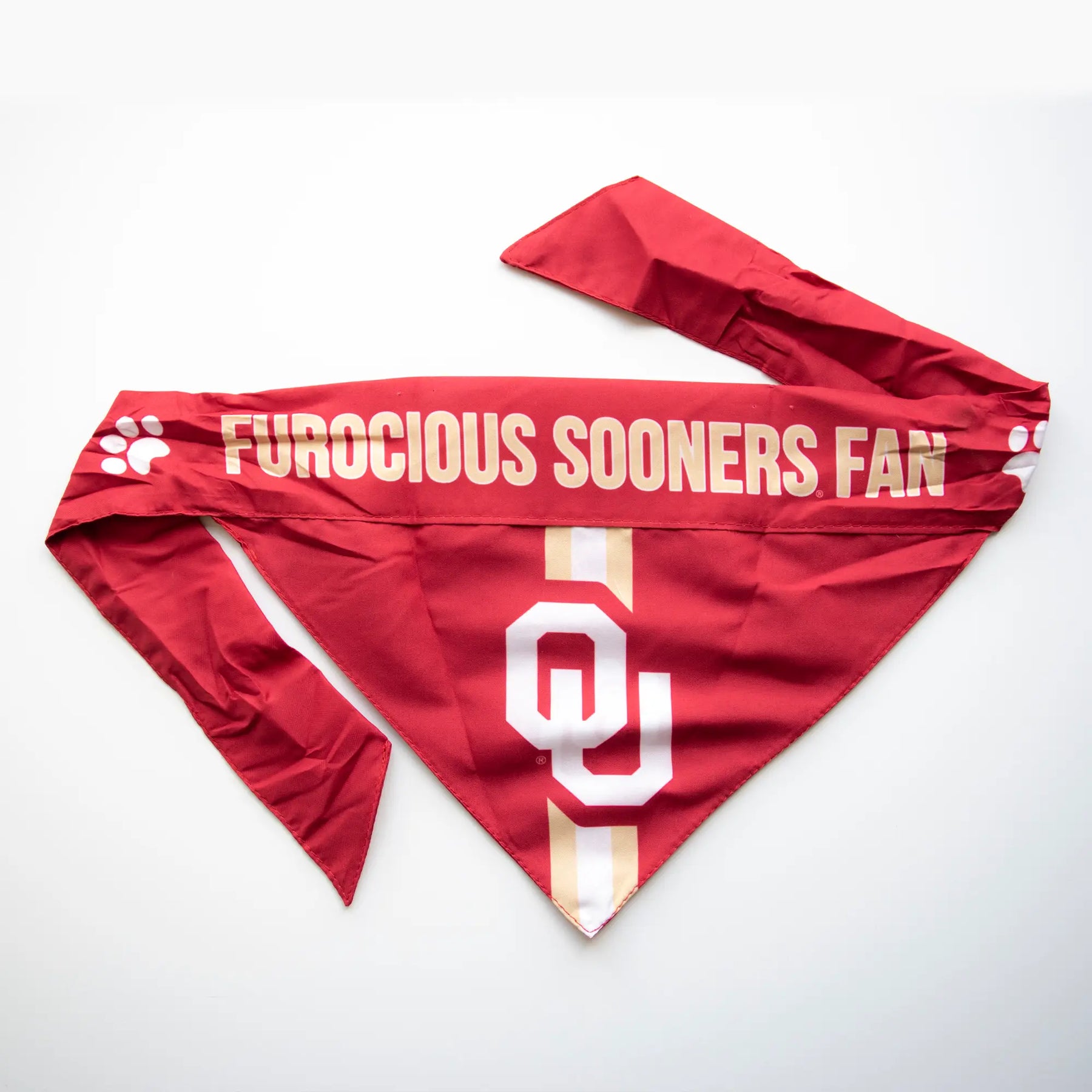 Oklahoma Sooners Reversible Bandana for Dogs & Cats