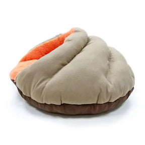 Dogo Pet - Burger Dog Bed Solid Light Brown