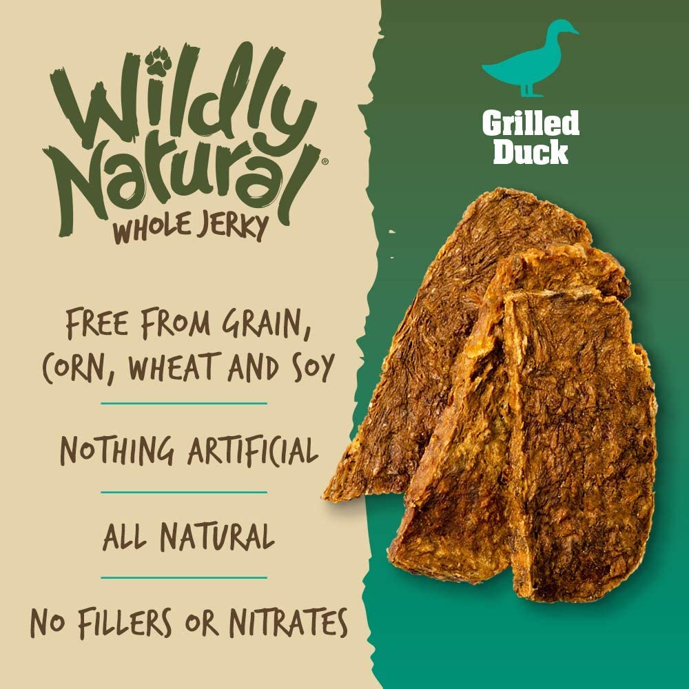 Manna Pro Wildly Natural Jerky Strips Duck