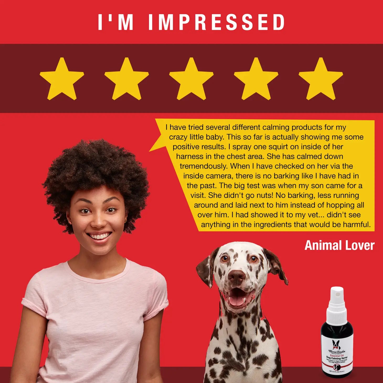 Warren London - Essential Oil Dog Calming Spray