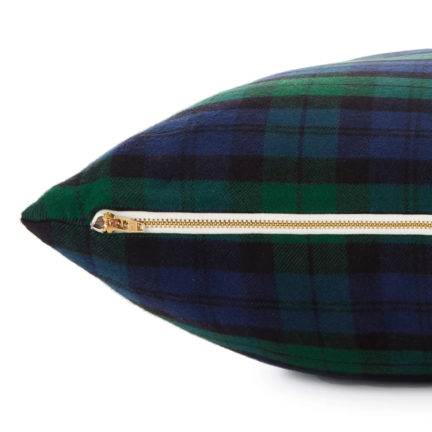 Dog Bed Black Watch Plaid Flannel