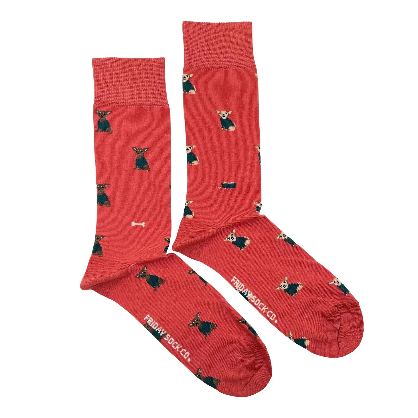 Friday Sock Co. - Men's Little Dogs in Sweaters